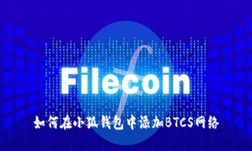 如何在小狐錢(qián)包中添加BTCS網(wǎng)絡(luò)